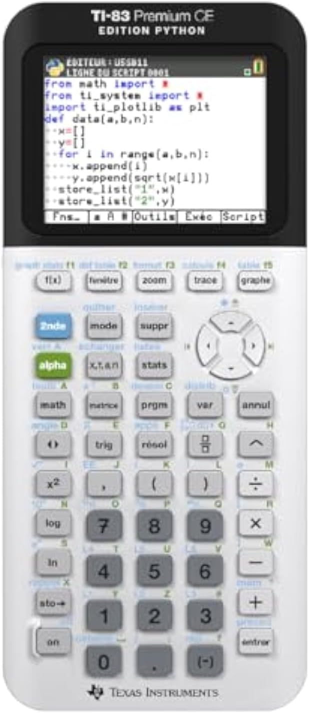 Texas Instruments TI-83 Premium CE Python · Calculator grafic
