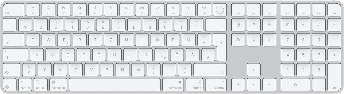 Apple Magic Keyboard cu Touch ID și numpad · DE