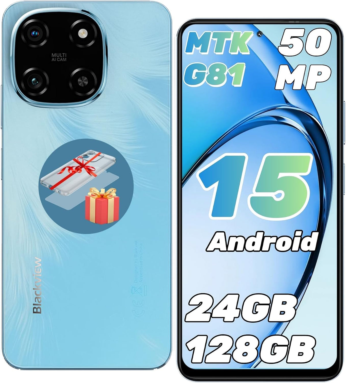 Blackview Color 6 · 128 GB · Telefon Android